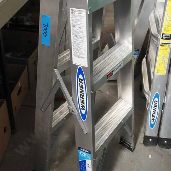 Werner 2 step aluminium ladder