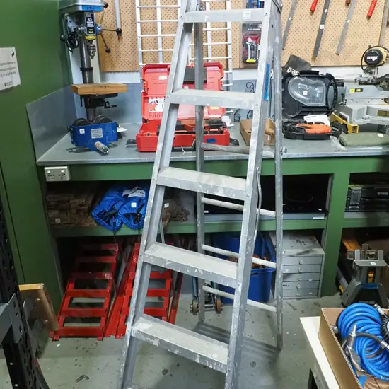 6 step aluminium ladder