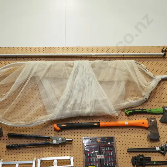 white bait net