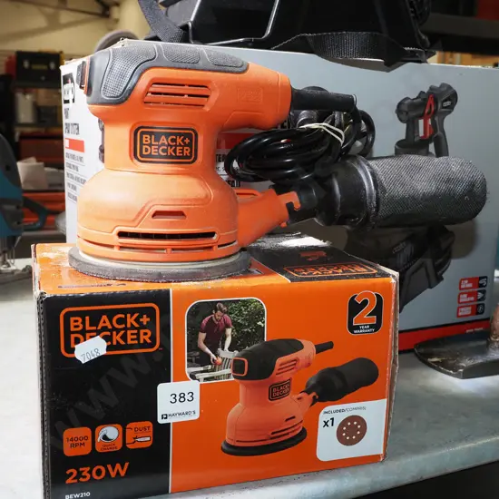 Black and Decker random orbit sander