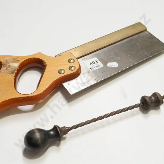 mitre saw, vintage spiral hand drill