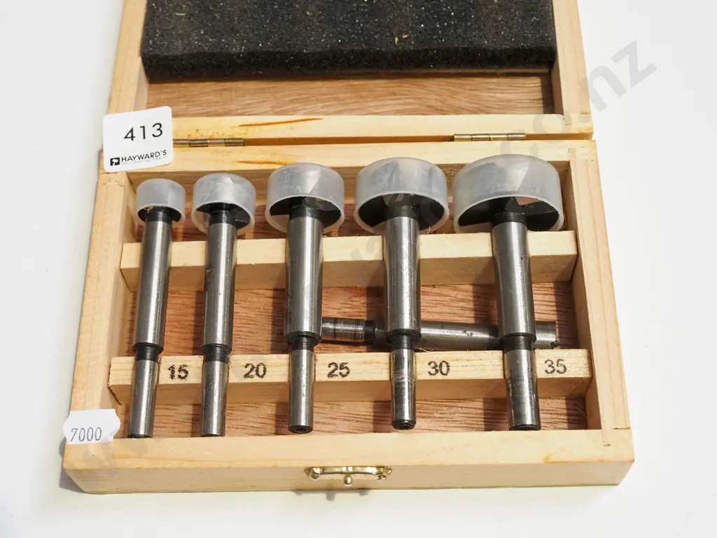 box of woodworker's drill bits Image 1++