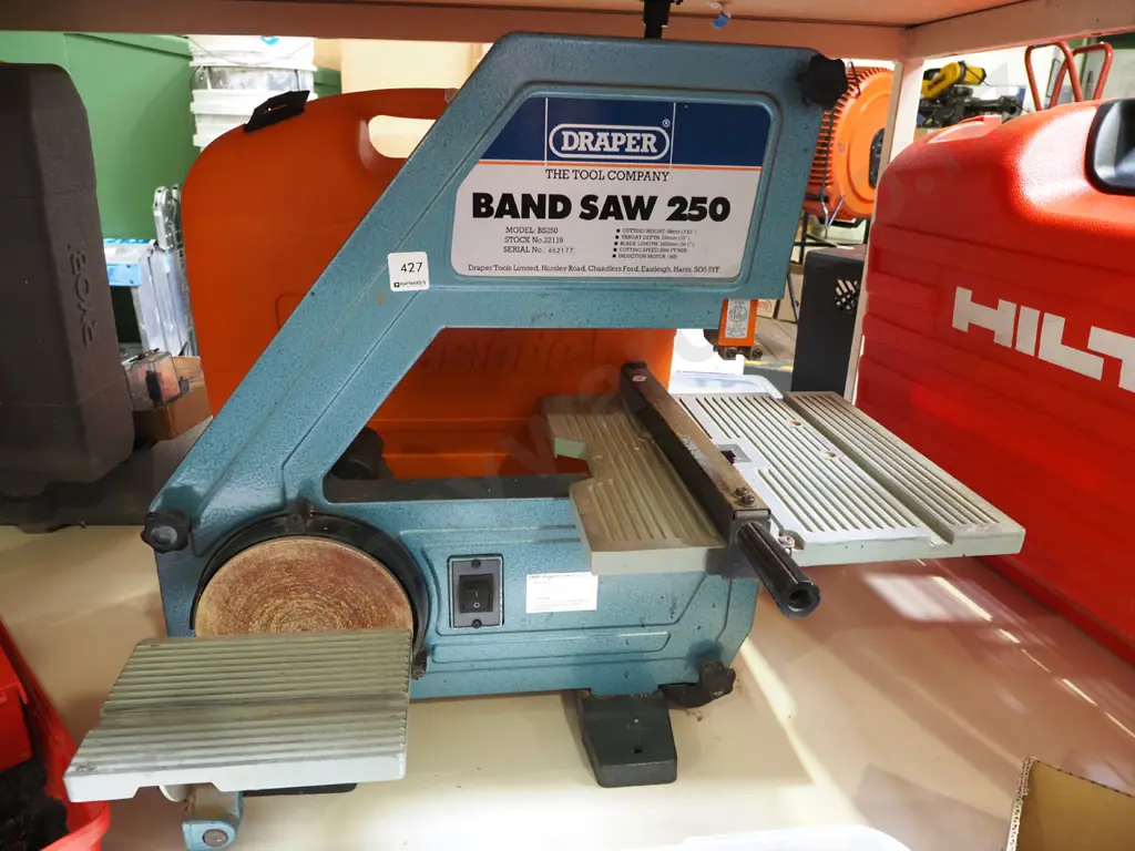 Draper Band Saw 250 with circular sander Image 1++