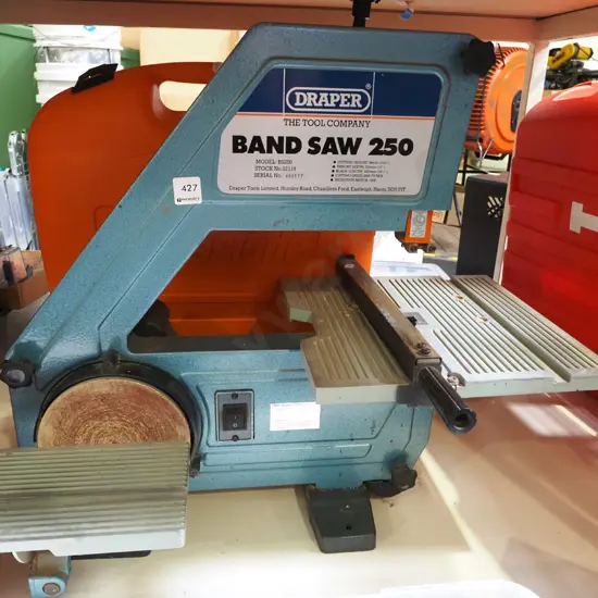 Draper Band Saw 250 with circular sander