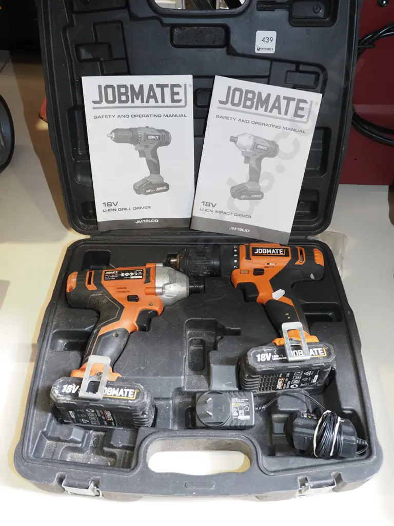 Jobmate cased drill and impact driver Image 1++