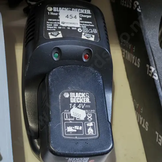 Black and Decker 14.4V battery and charger