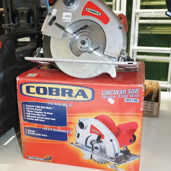 Cobra 185mm circular saw in original box
