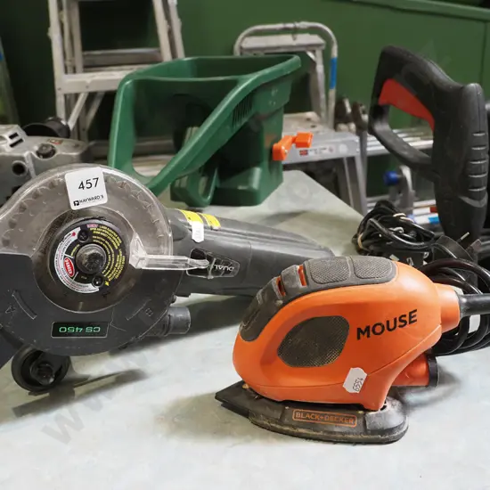 Dual saw, Black and Decker mouse sander