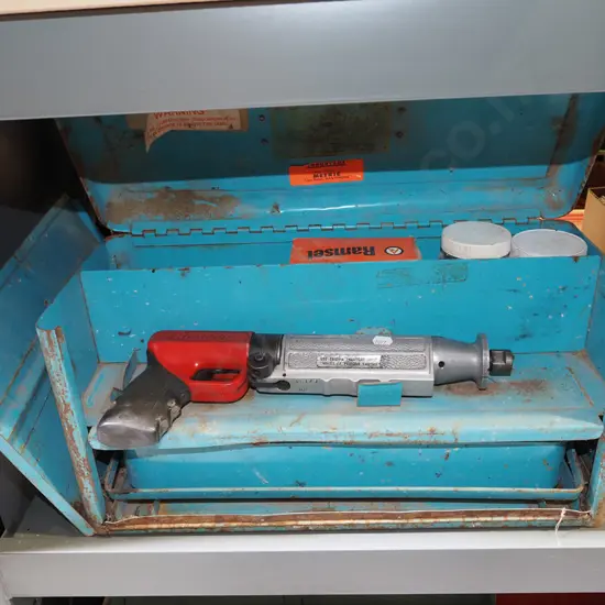 Ramset gun in blue metal case