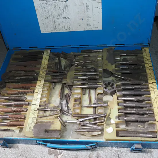 metal cased tap and die set