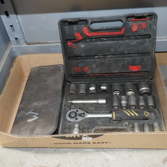 box; files, part socket set