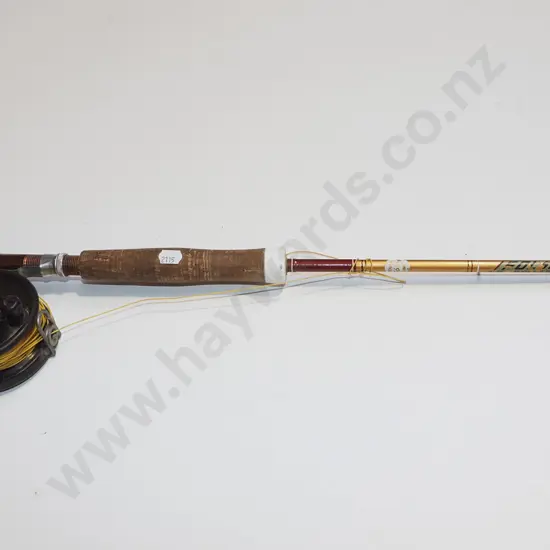 fly fishing rod and reel