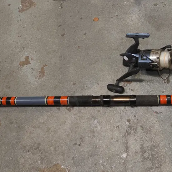telescopic surf caster and reel