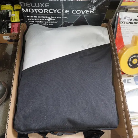 box; Deluxe motorcycle cover