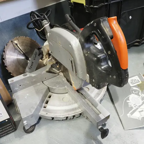 Elu PS174 cross cut mitre saw with blades