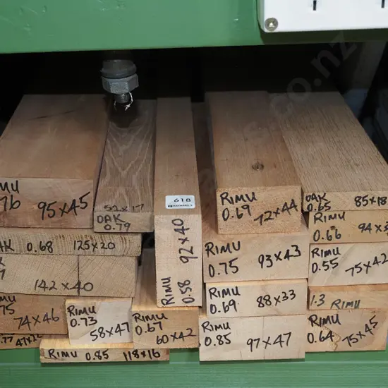 various lengths of timber