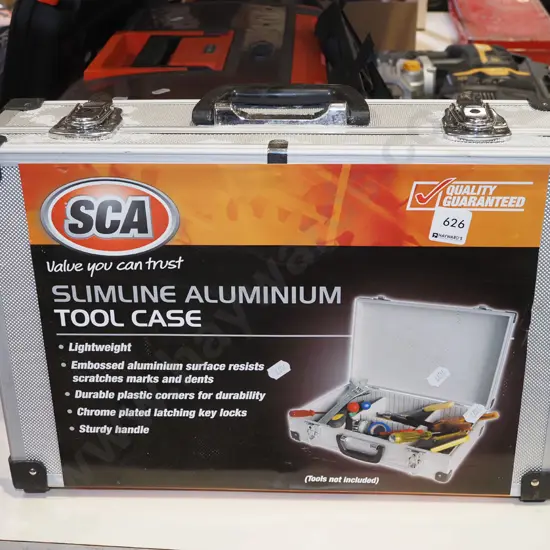 SCA slimline aluminium tool case