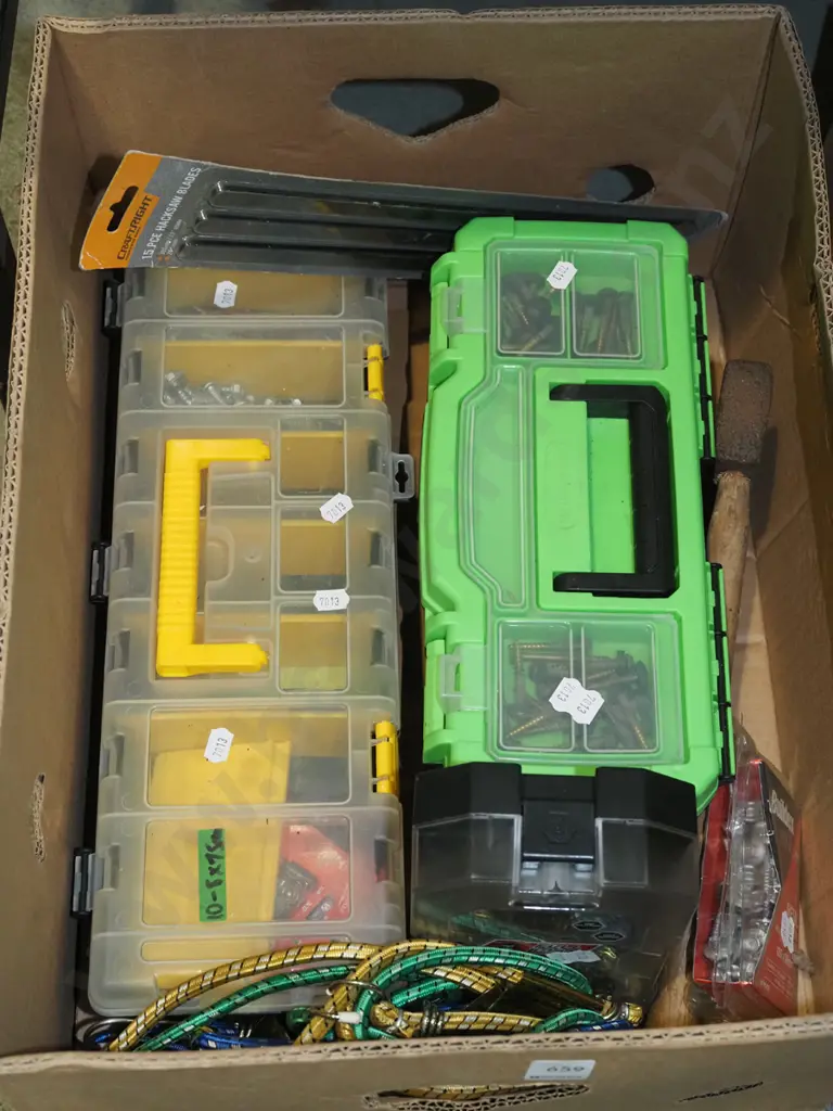box; drill bits, bungee cords, tool boxes etc Image 1++