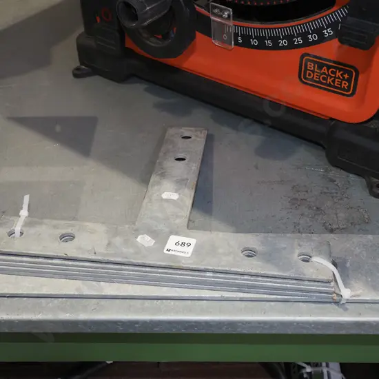 galvanised steel bracing plates