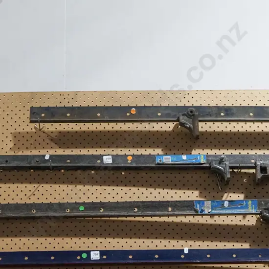 2x sash clamps L1200 - orange  dots