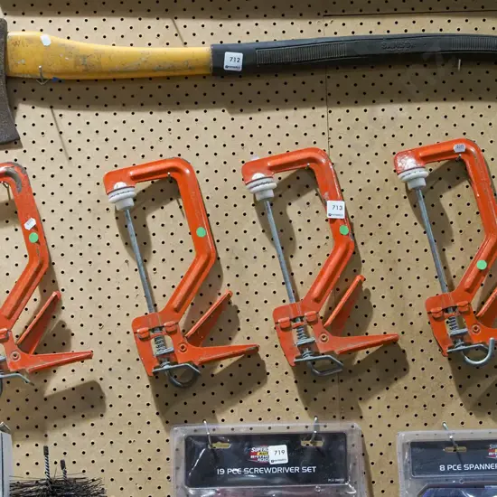 4x Solo clamps - green dots