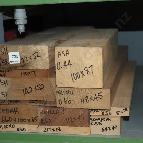 various lengths of timber