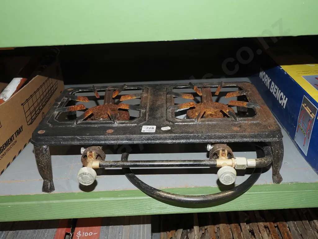 cast iron 2 burner gas stove Image 1++