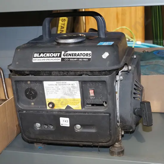 Black Out 4 stroke generator