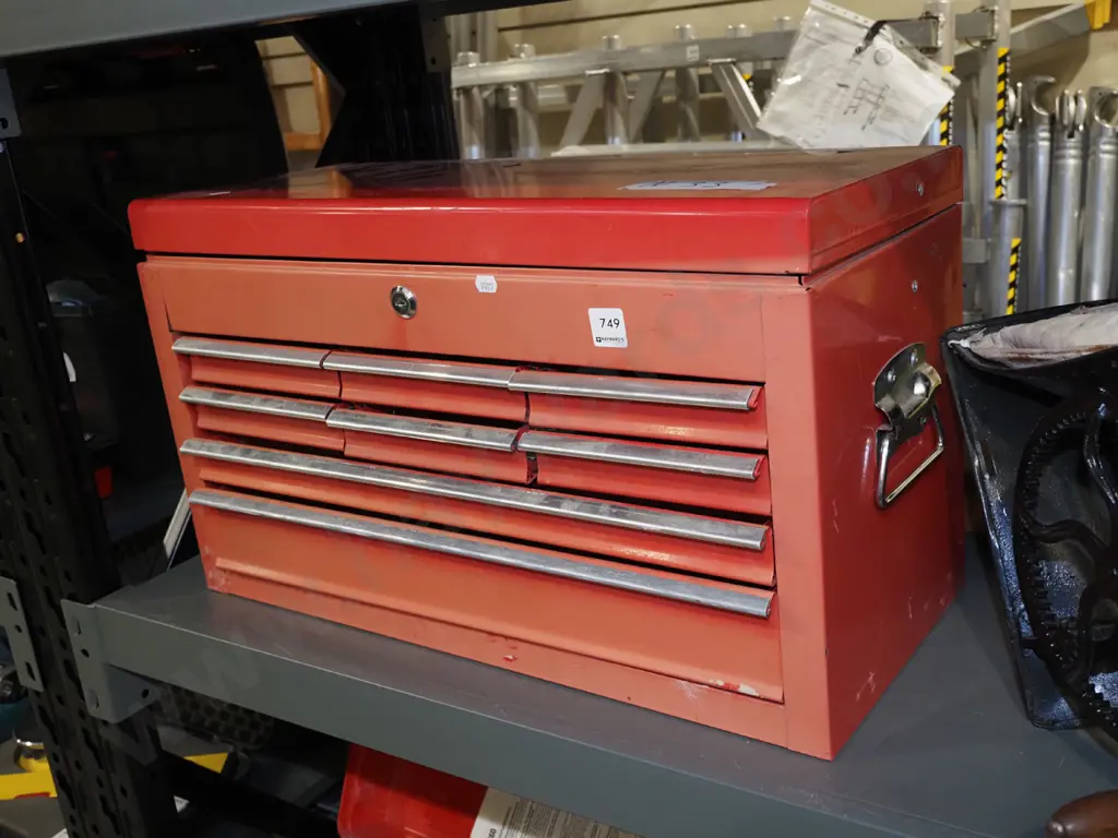 lockable tool box - key in office H340 W600 D260 Image 1++