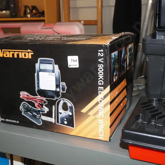 boxed as new Warrior 12V winch