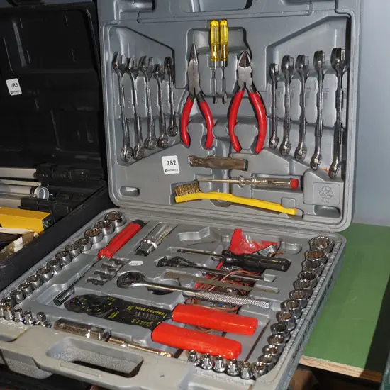 cased socket and spanner set