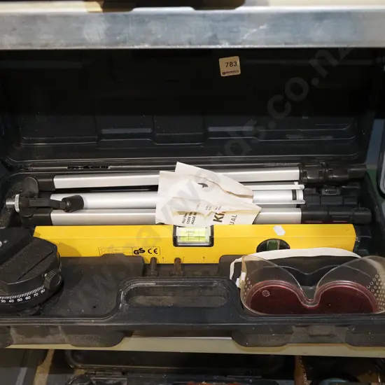 cased Super Works laser level