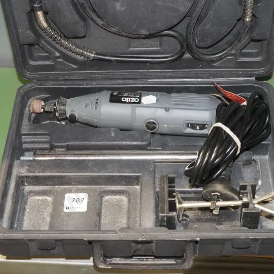 cased Ozito rotary tool