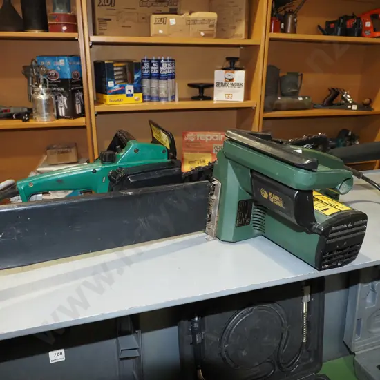 Black & Decker corded chainsaw