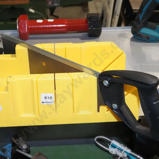 mitre box and saw