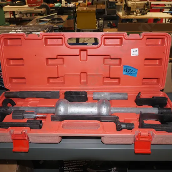 cased slide hammer dent puller kit