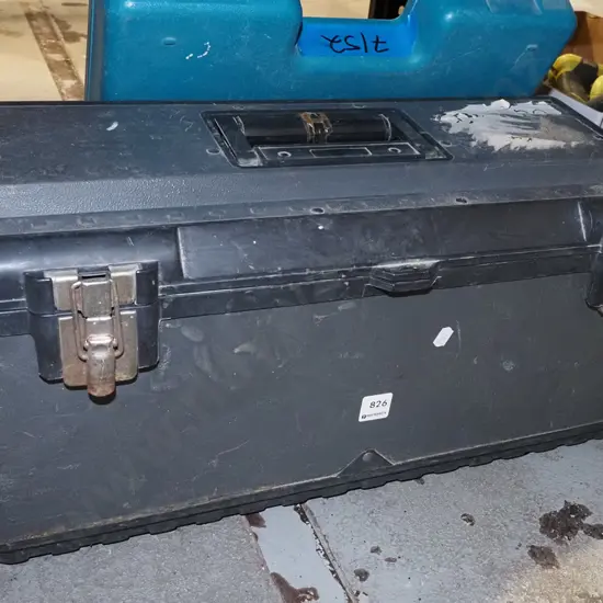 grey plastic tool box W580