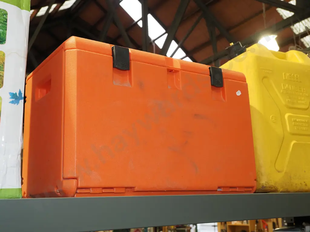 orange Husqvarna tool box W520 Image 1++
