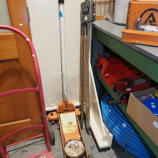 Warrior heavy duty trolley jack