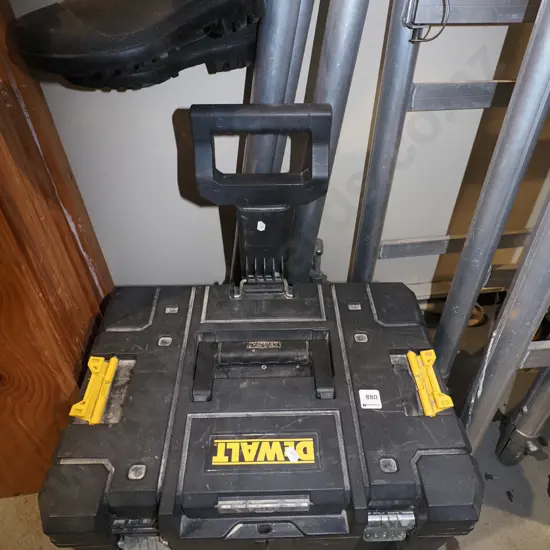 Dewalt tool box with wheels and retractable handles