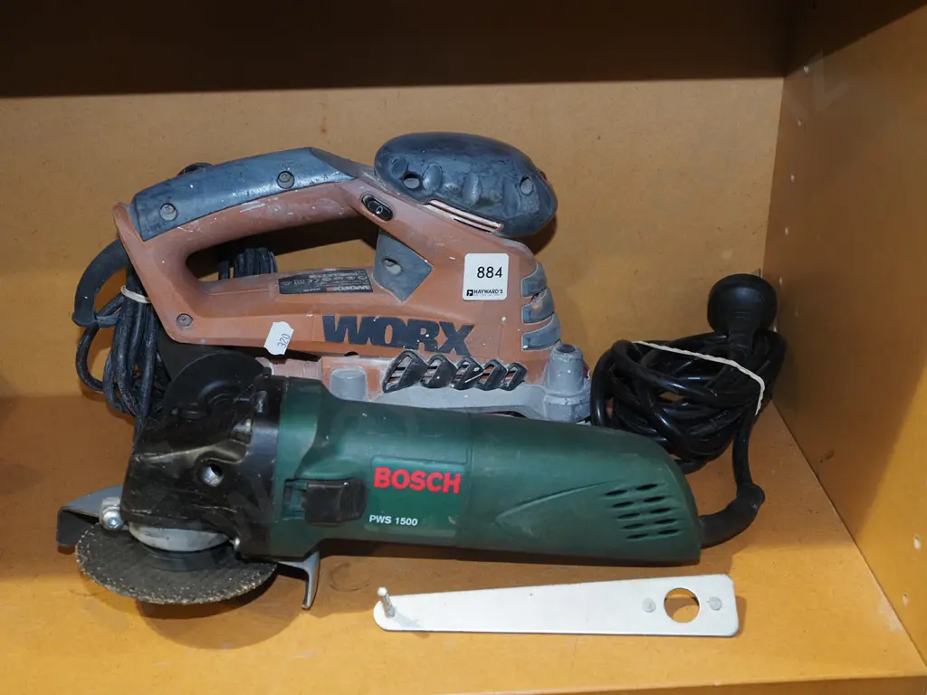 Bosch angle grinder, Worx RX orbital sander Image 1++