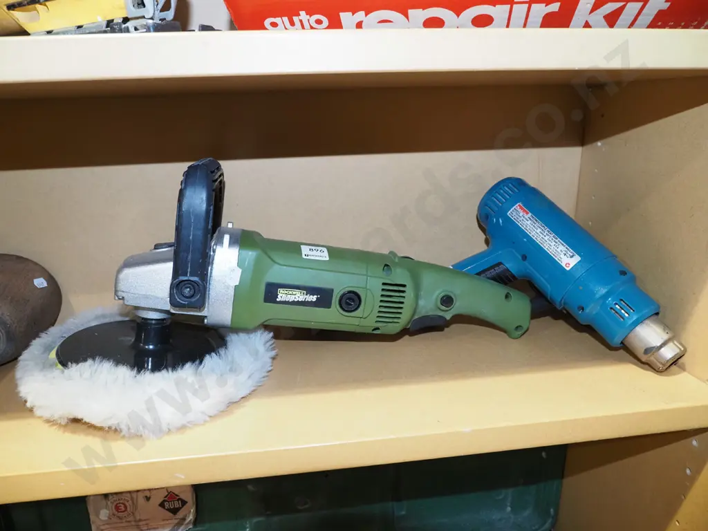 Rockwell Shop Series angle grinder, Makita heat gun Image 1++