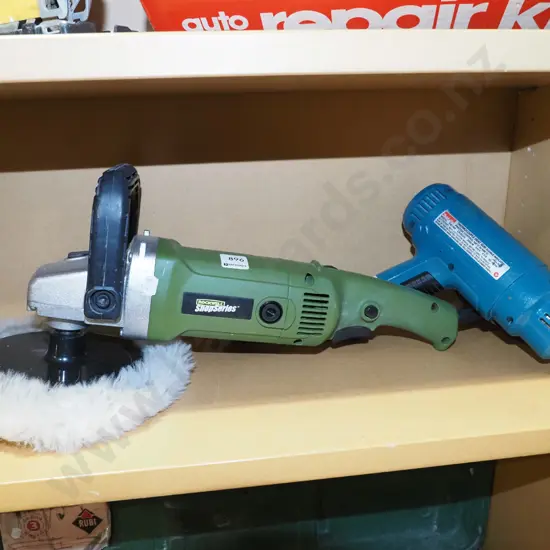 Rockwell Shop Series angle grinder, Makita heat gun