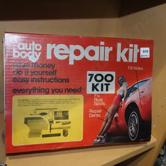 boxed Auto Body repair kit