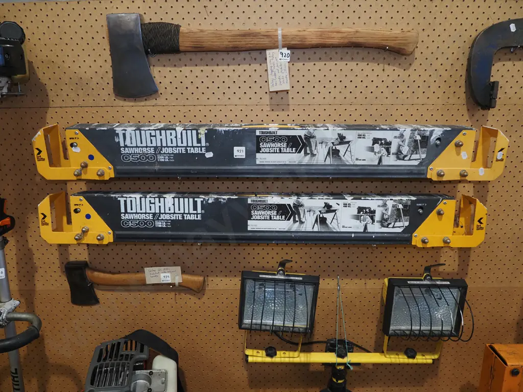 pair of Toughbuilt C500 saw horses Image 1++