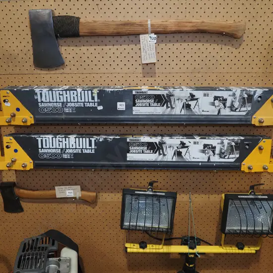 pair of Toughbuilt C500 saw horses