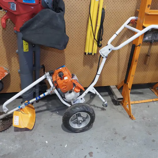 KNK 2 stroke push along scrub bar
