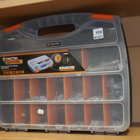 Tactix organiser; screws, nuts, bolts