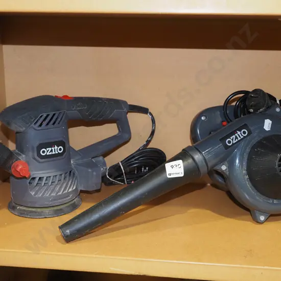 Ozito random orbital sander and blower