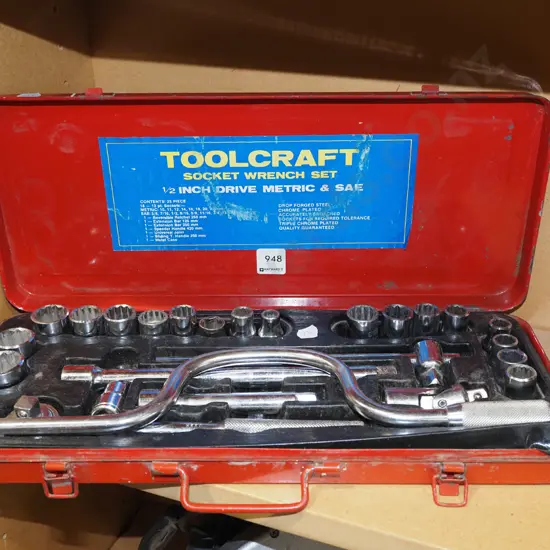 Toolcraft socket wrench set